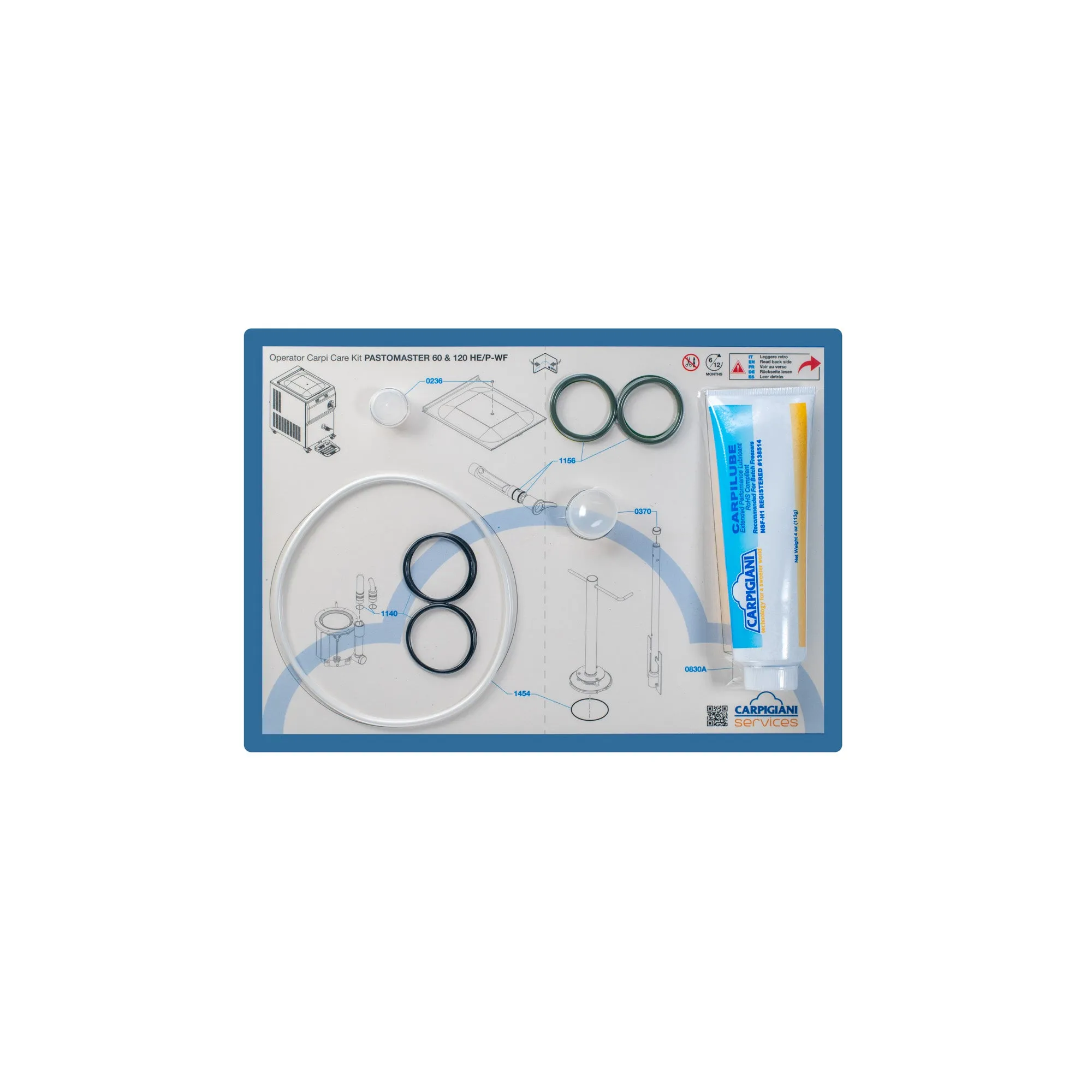 Carpigiani Care Kit – Pastomaster 60+120 HE