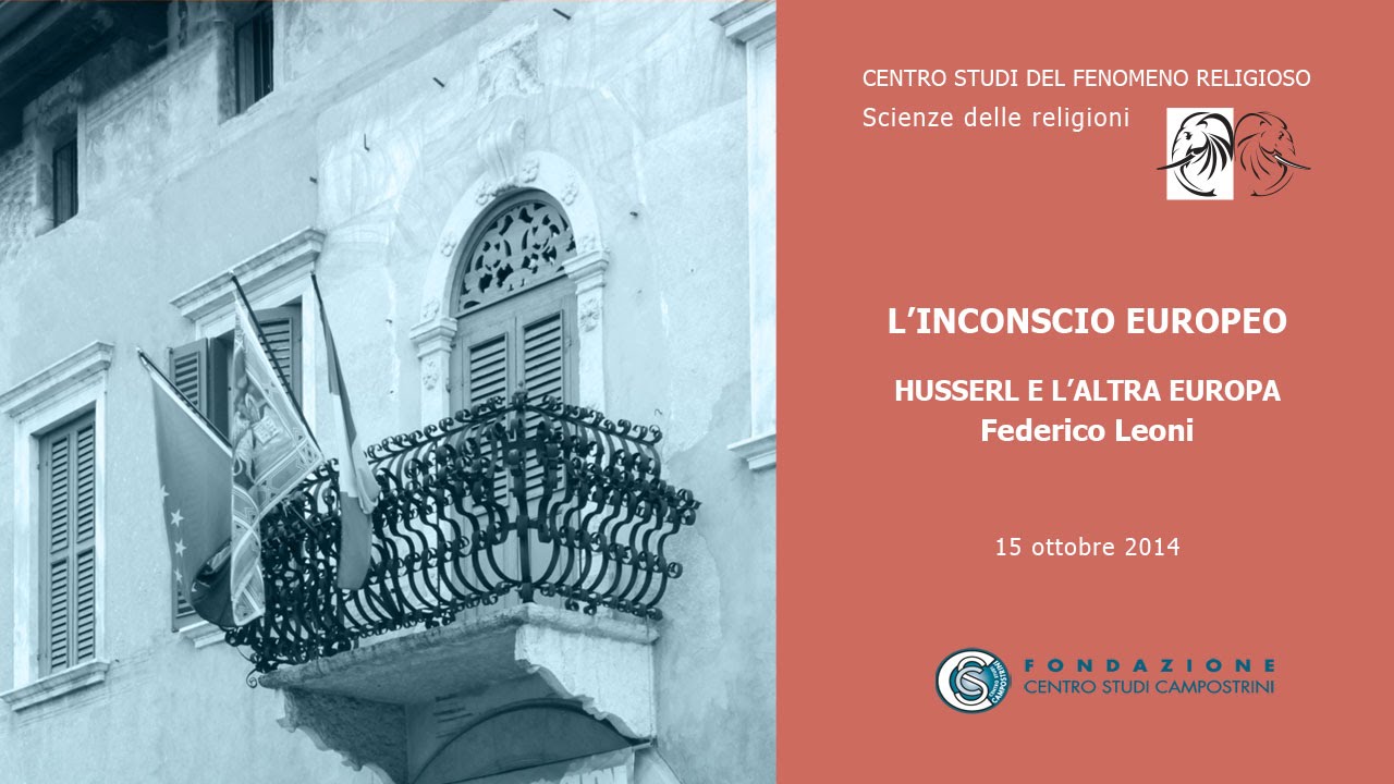 Anteprima del video: Federico Leoni - Husserl e l’altra Europa, 15/10/2014