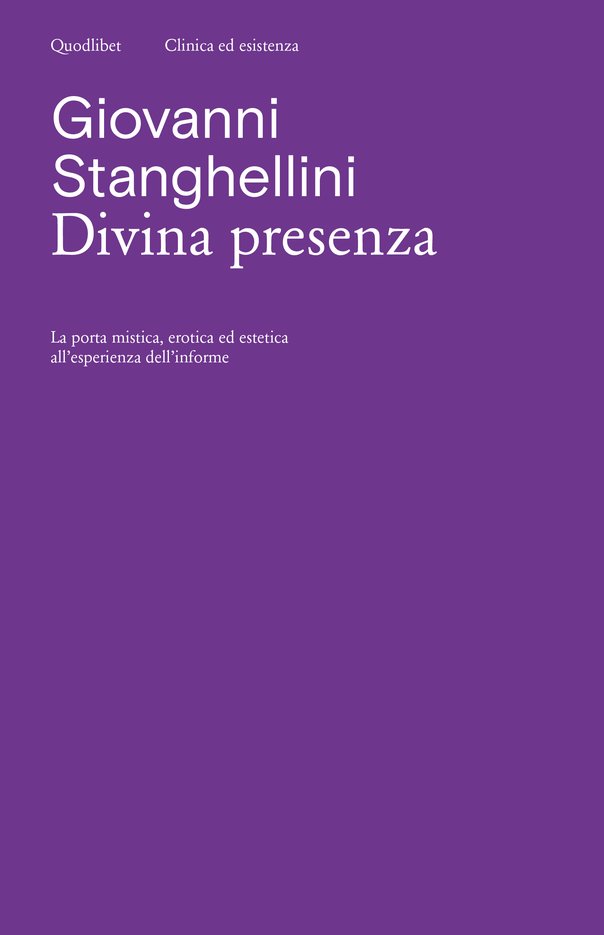 Copertina del libro Divina presenza: La porta mistica, erotica ed estetica all’esperienza dell’informe