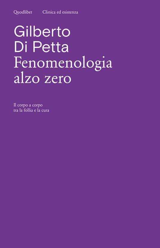 Copertina del libro Fenomenologia alzo zero