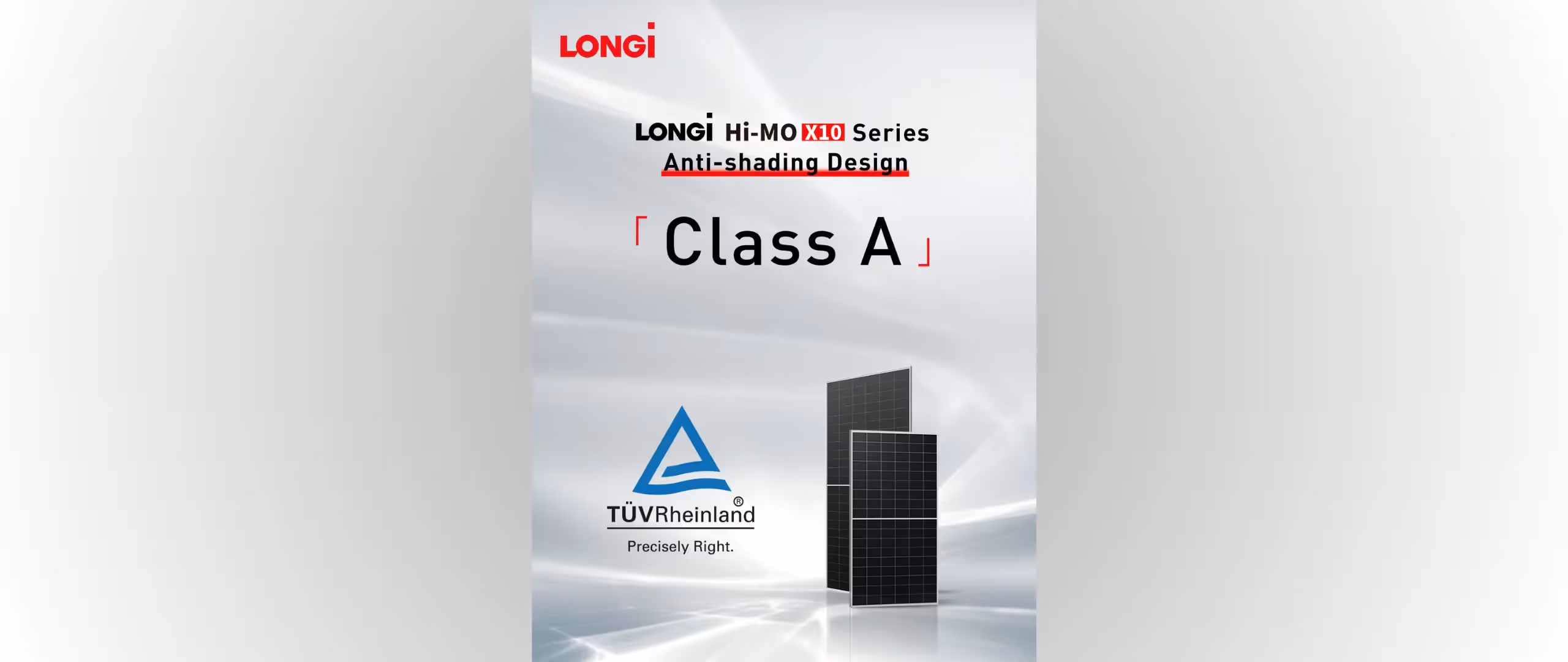 Hi-mo X10 riceve la certificazione di classe A per la resistenza all'ombra dal TÜV Rheinland