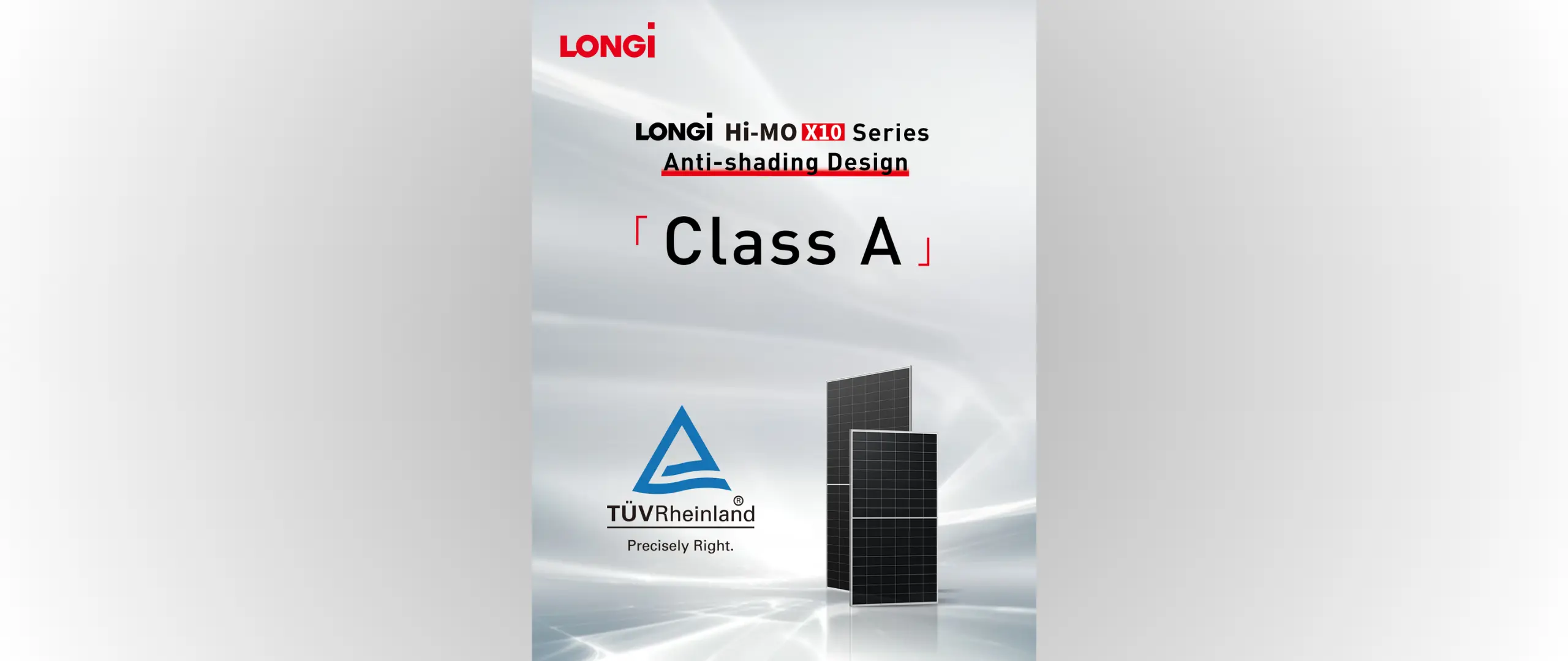 Hi-MO X10 receives Class A certification for shadow resistance from TÜV Rheinland