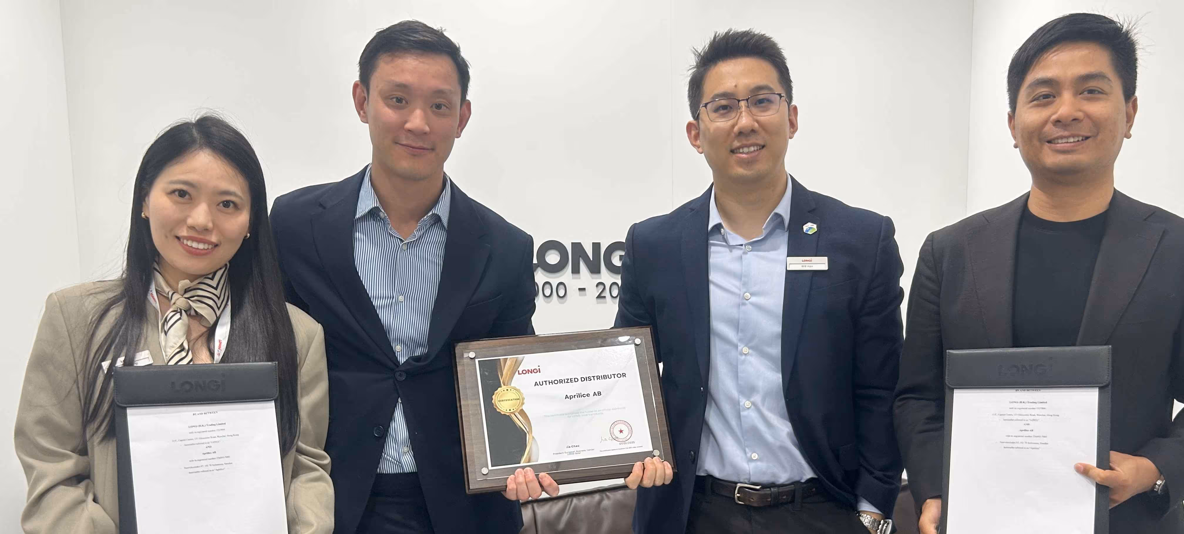 LONGi and Aprilice AB Sign 60MW supply agreement at Intersolar Europe 2025 for the Scandinavian market