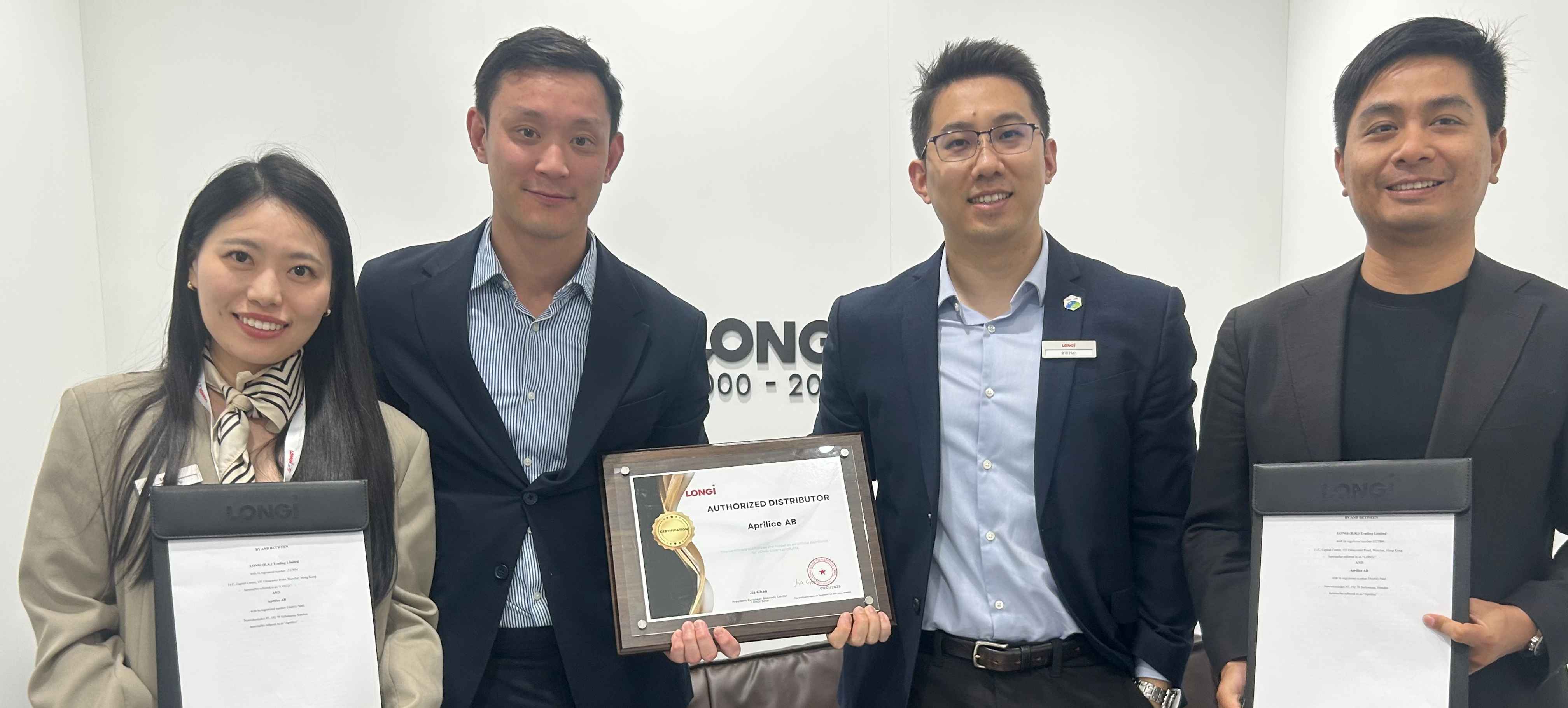 LONGi and Aprilice AB Sign 60MW supply agreement at Intersolar Europe 2025 for the Scandinavian market