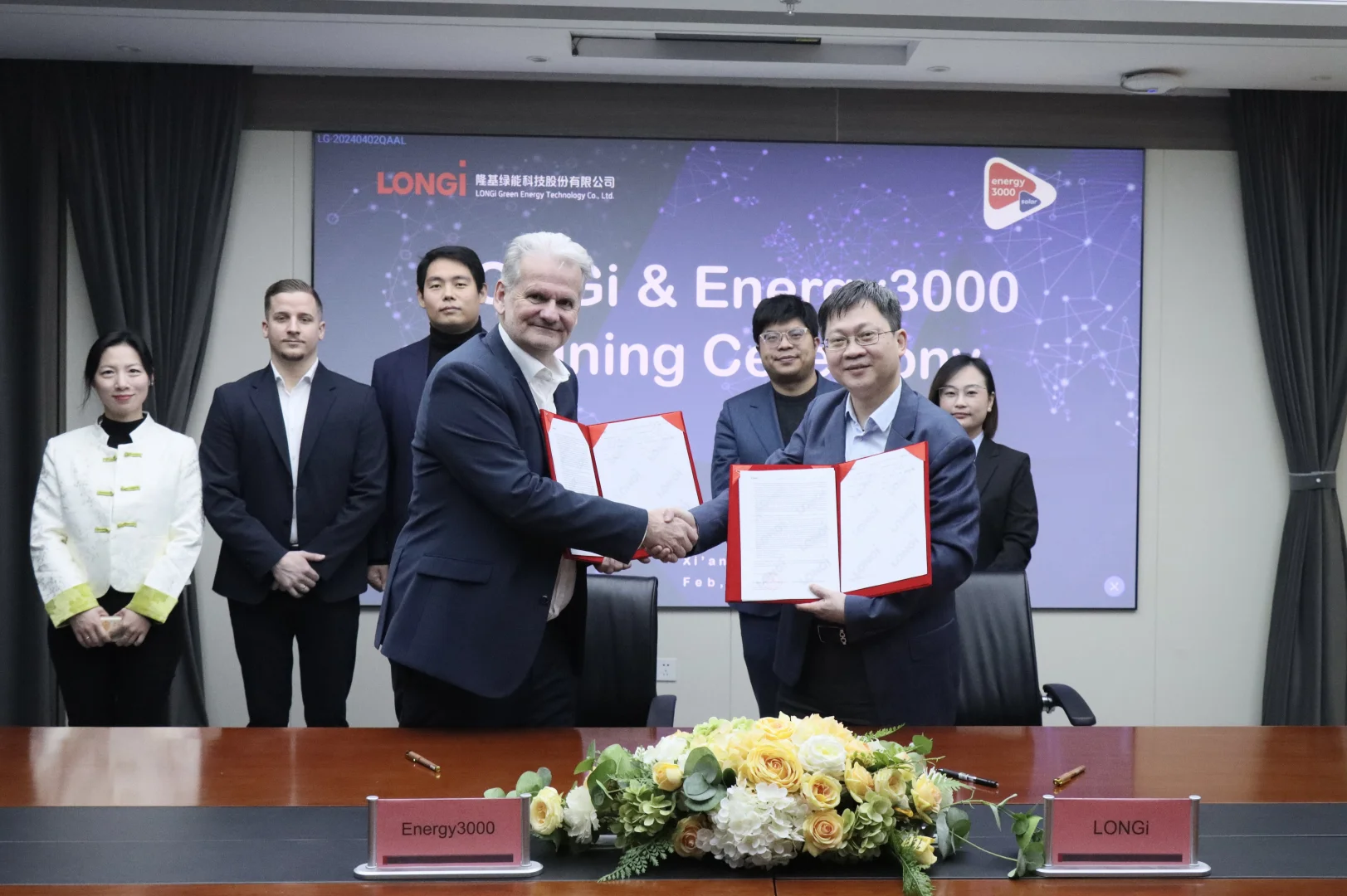 LONGi i Energy 3000 odnowili umowę dostaw 2 GW modułów fotowoltaicznych wysokiej wydajności