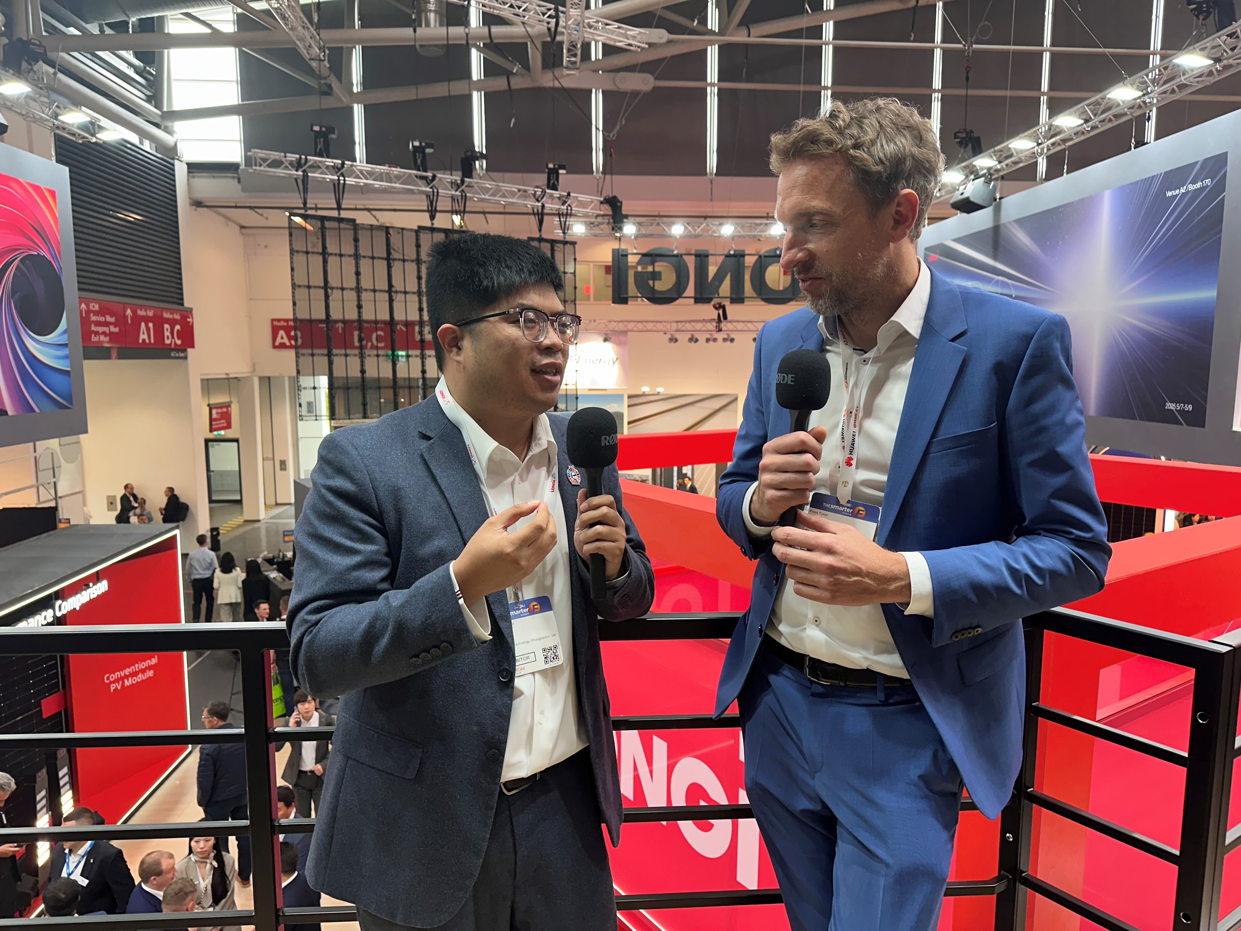 Thomas Hillig e Chao Jia em Munique