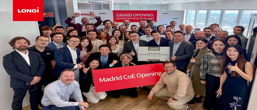 LONGi opens Solar-Storage Center of Excellence in Madrid to strengthen localized service capabilities in Europe