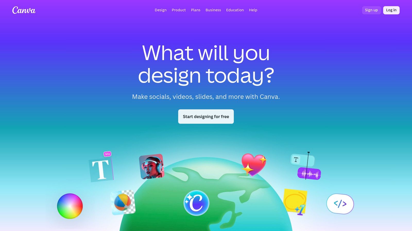 Canva design interface showing various social media templates and editing tools
