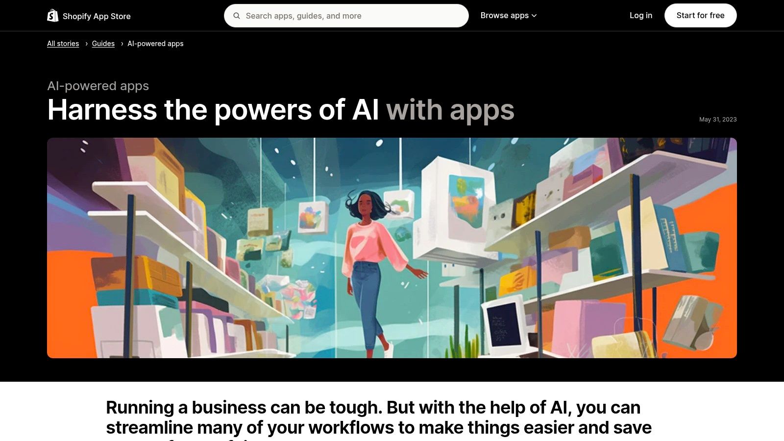 Shopify App Store (AI-powered apps)