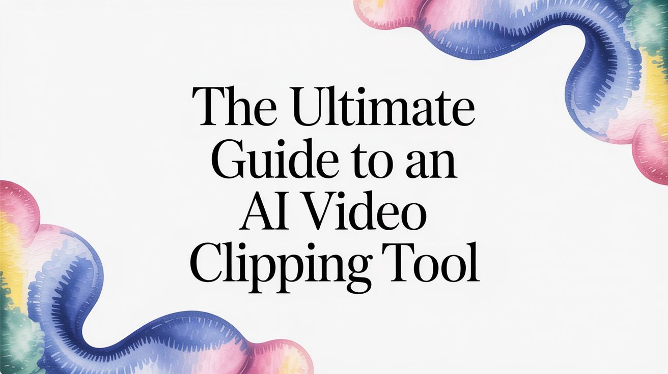 How to Use an AI Video Clipping Tool (to Get More Content in Less Time)