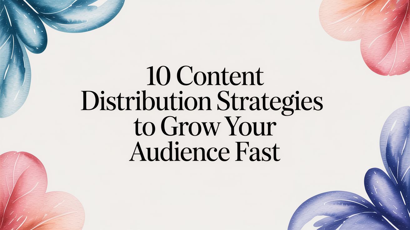 10 Content Distribution Strategies to Grow Your Audience Fast
