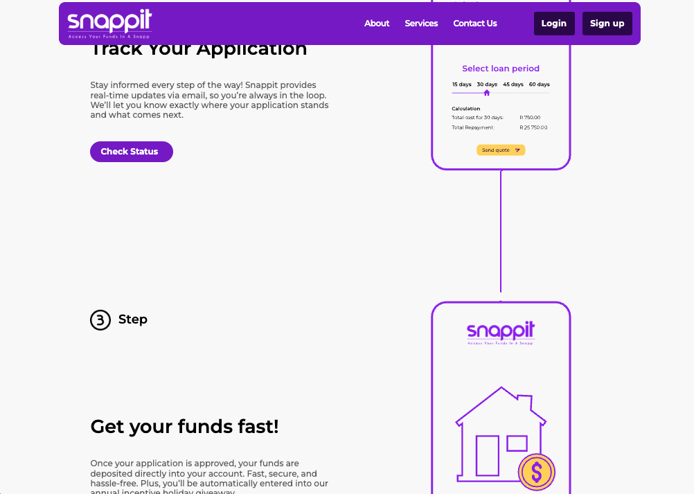 Snappit website - an overview of work I did for them. 