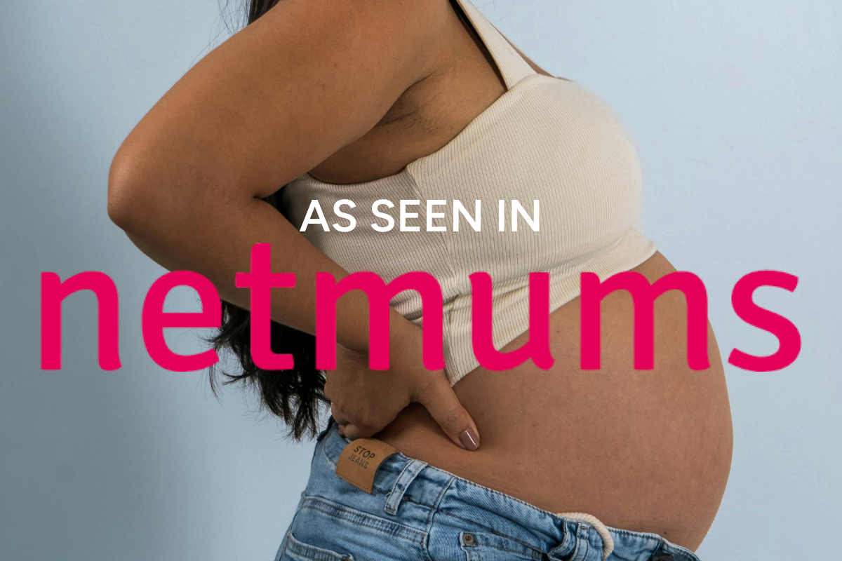 Pregnancy and Netmums logo. 