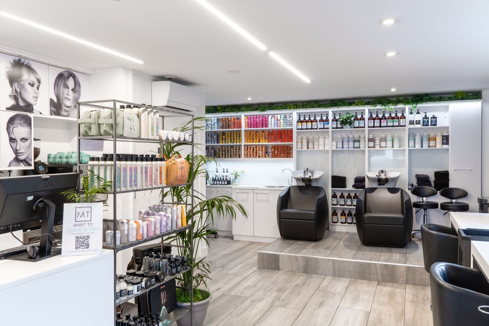 Inside Manchester Hair Salon