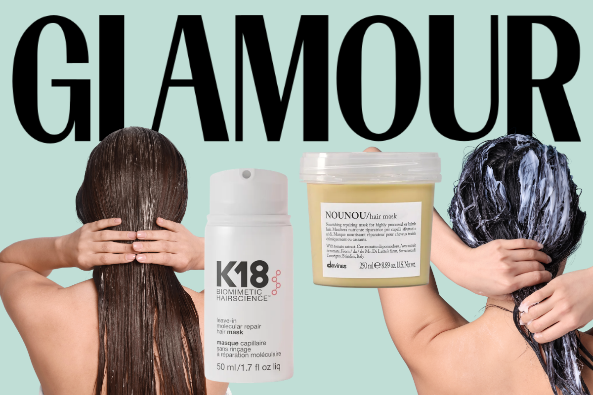 Hair masks and glamour logo