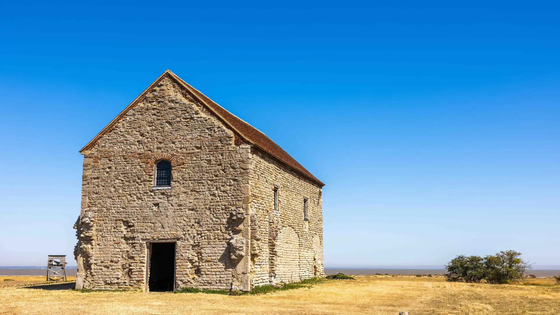 The Chapel of St Peter-on-the-Wall, Bradwell-on-Sea, Essex, is a Grade I listed building and among the oldest largely intact Christian churches in England; it is still in regular use.