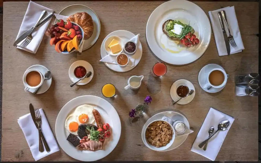 Breakfast at The Crown Inn in Stoke-by-Nayland.
