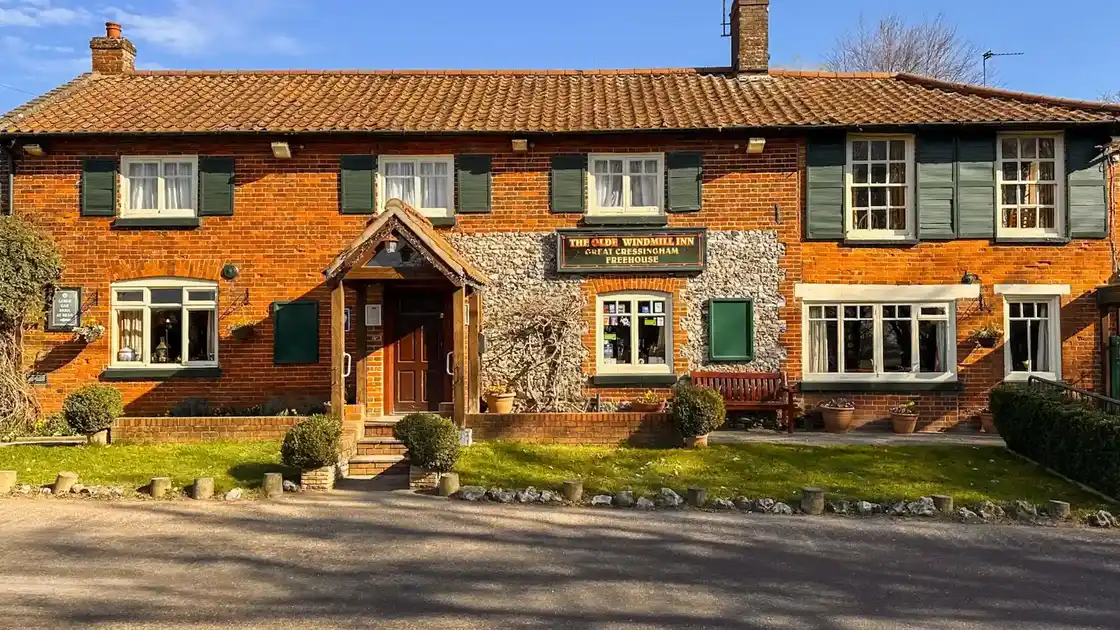The Olde Windmill Inn in Great Cressingham, a Stay at a historic Norfolk inn near the Peddars Way in Norfolk.