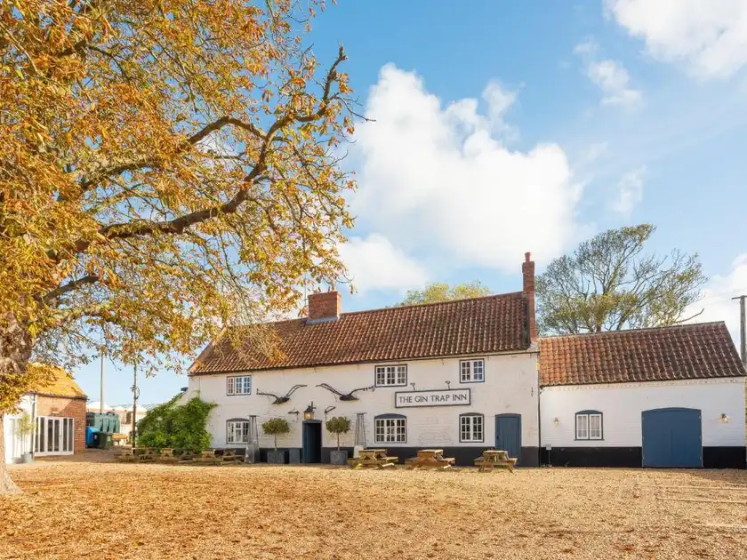 The Gin Trap Inn in Ringstead, North Norfolk, a traditional countryside inn near the Peddars Way and Norfolk Coast Path.