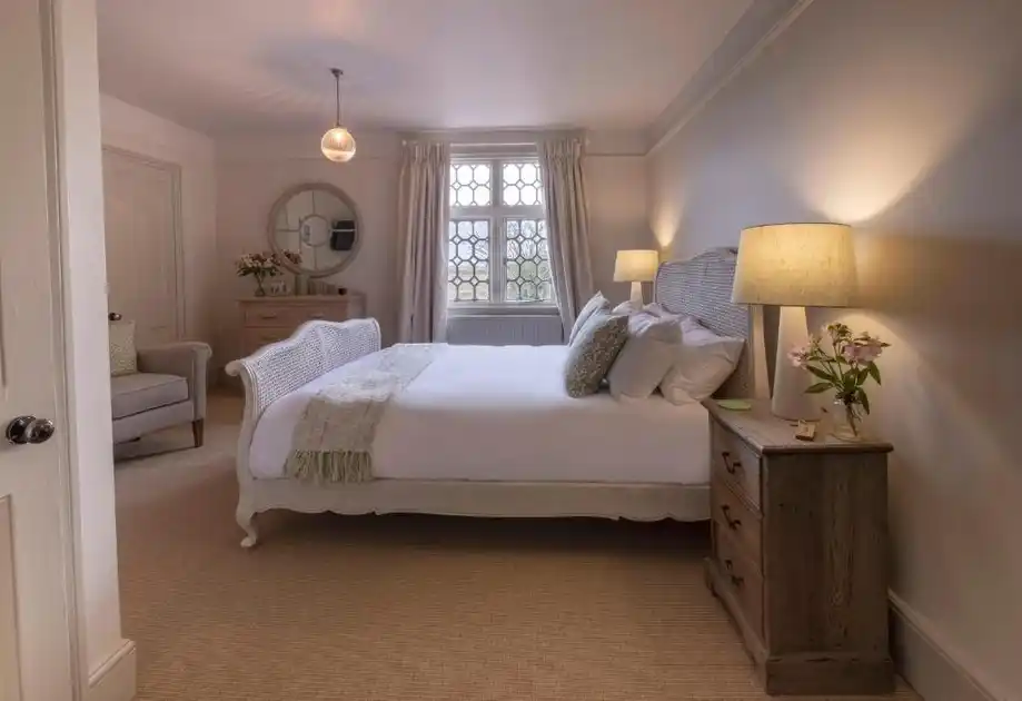 Bedroom at The Ship at Dunwich on the Suffolk coast.