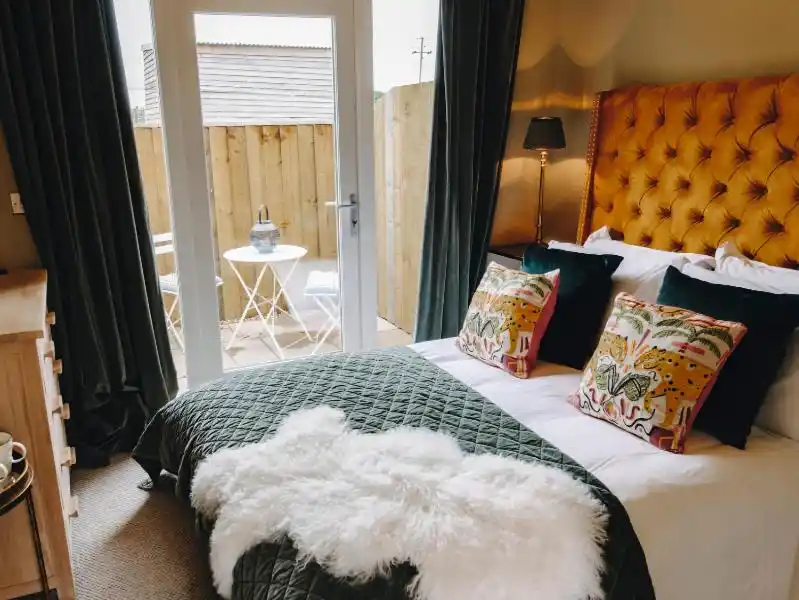 Bedroom at The Gin Trap Inn in Ringstead.