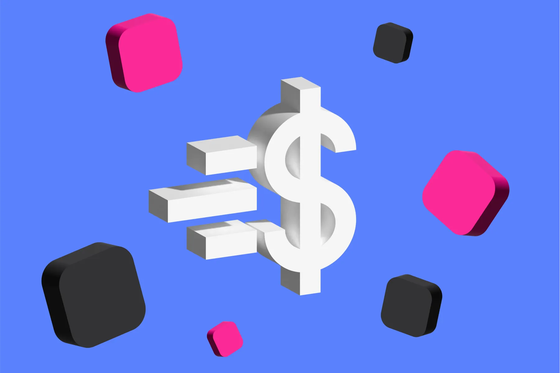 A graphic illustration of money moving quickly.