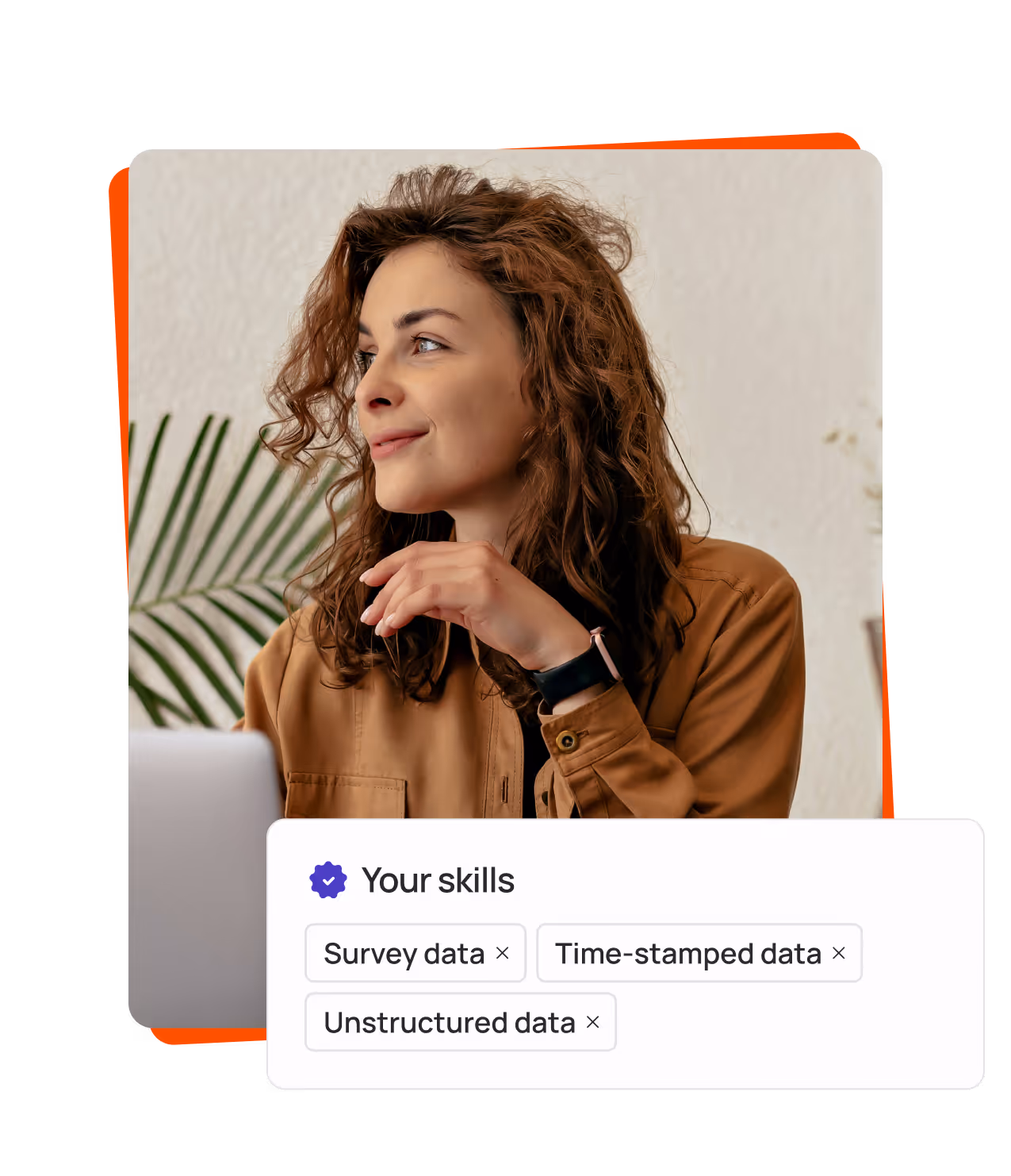 A freelancer from the zoulloo community with a visual showing the skills listed on their platform profile