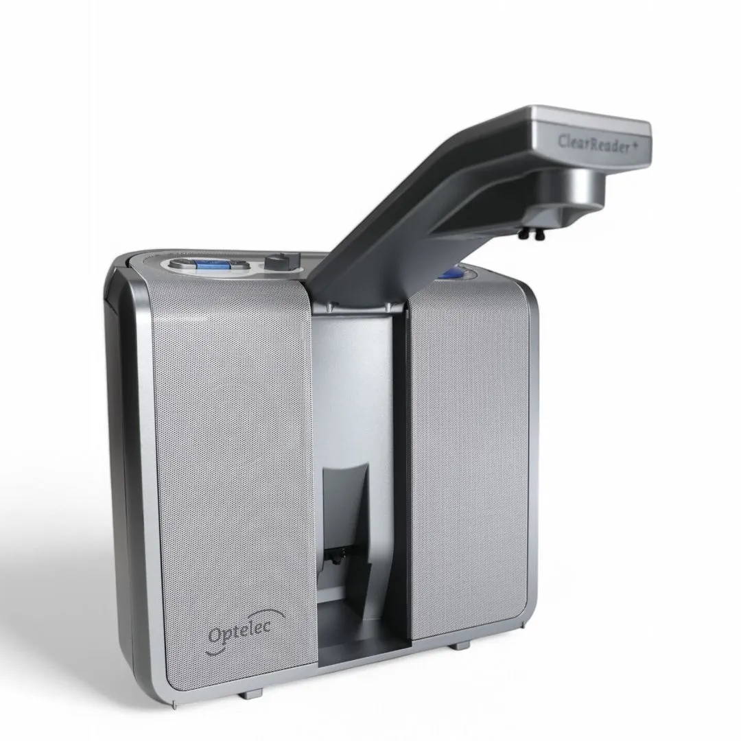 ClearReader met een pagina onder de camera