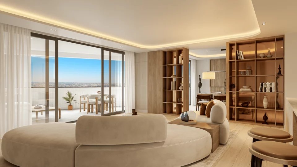 Ático de autor con terraza y vistas panorámicas al Retiro