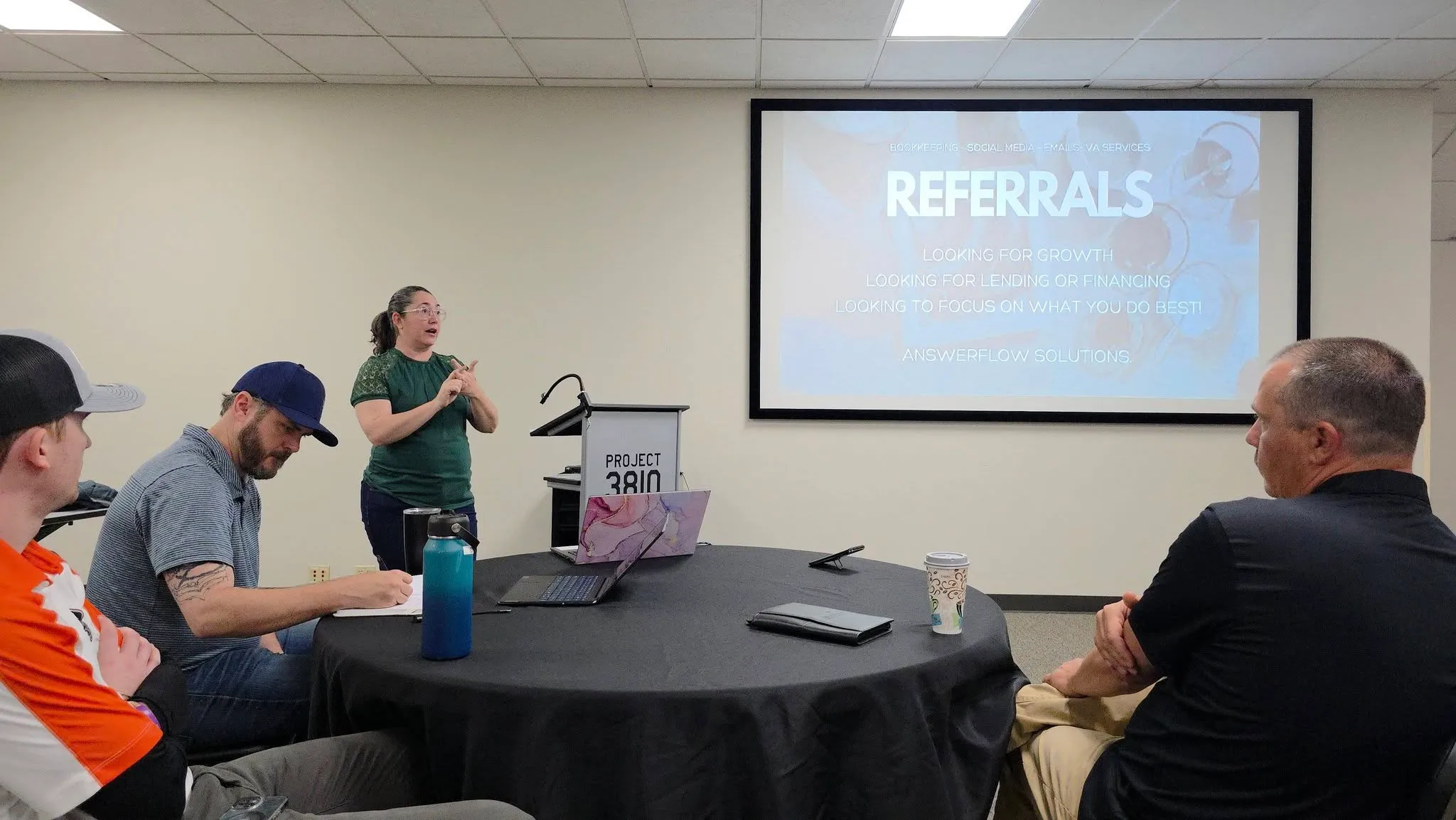 business presentation on how to pass referrals