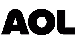 AOL company logo with stylized letters A, O, and L.