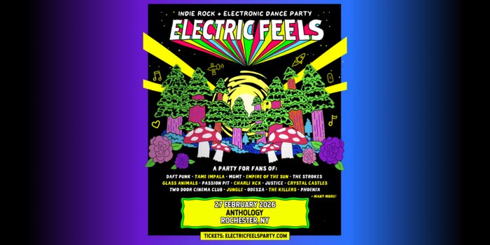 Electric Feels - Indie Rock + Electronic Dance Party