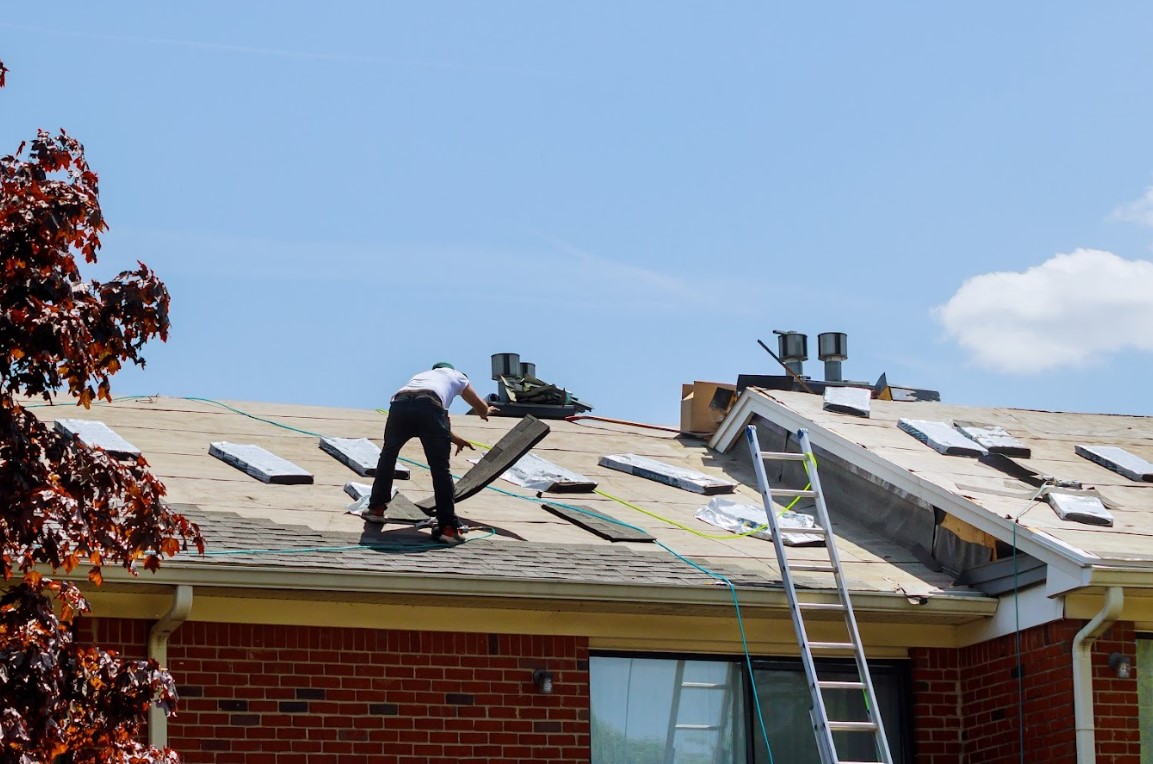 Asphalt and Metal Roof