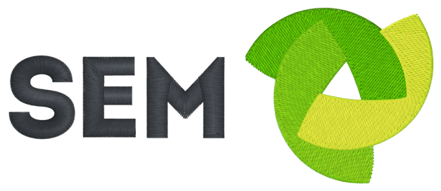 Gesticktes SEM Logo