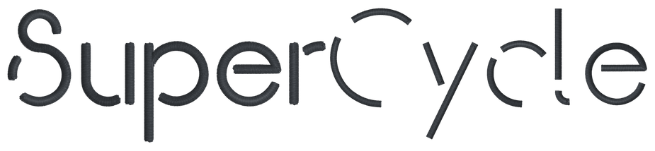 Gesticktes Super Cycle Logo