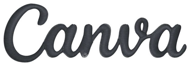 Gesticktes Canva Logo