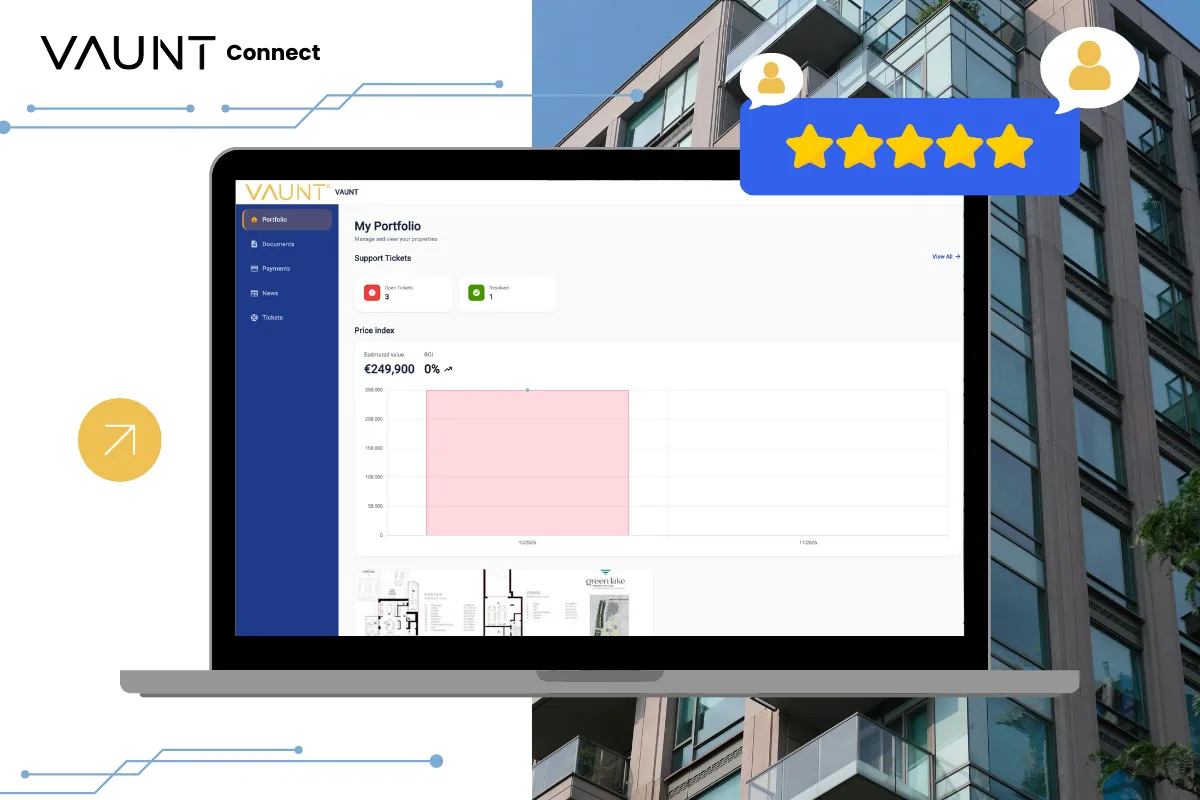 VAUNT Connect, the solution that simplifies the developer-buyer relationship after the purchase