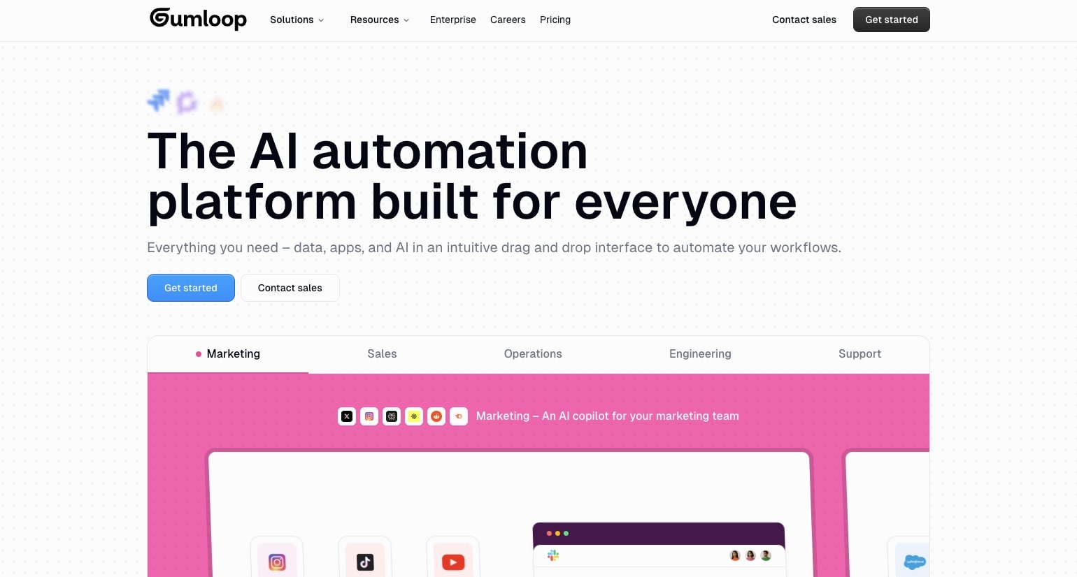 Gumloop AI web scraper tool