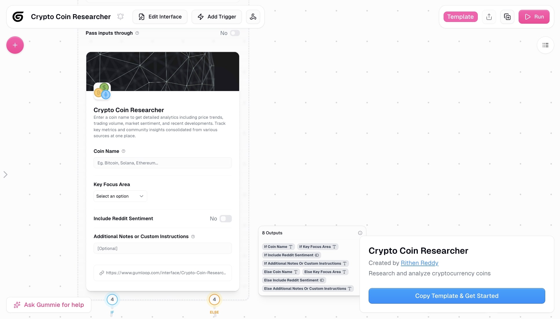 Crypto coin research agent