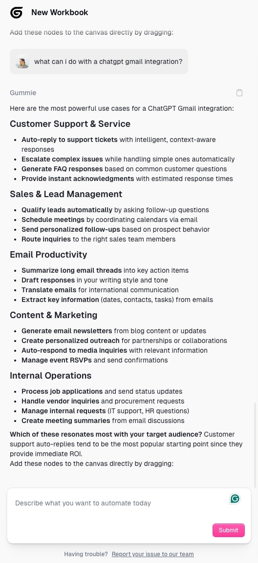 ChatGPT Gmail use cases