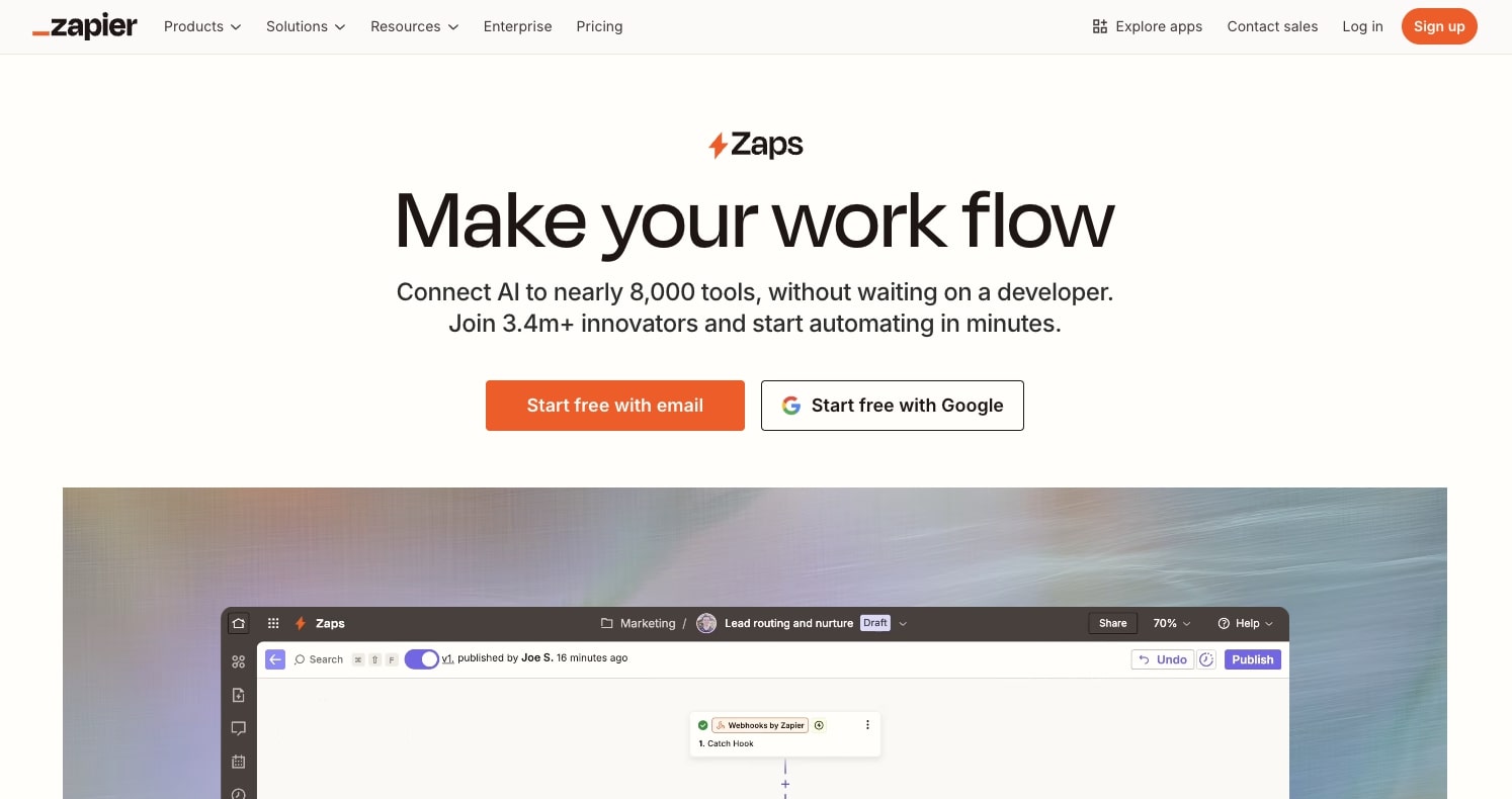 Zapier Workflows