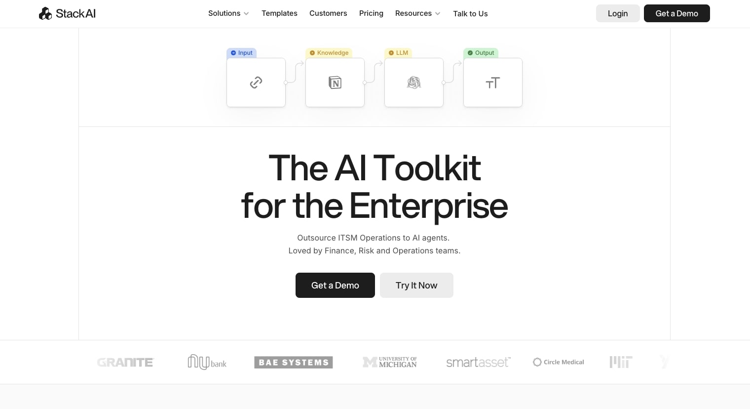 Stack AI automation platform