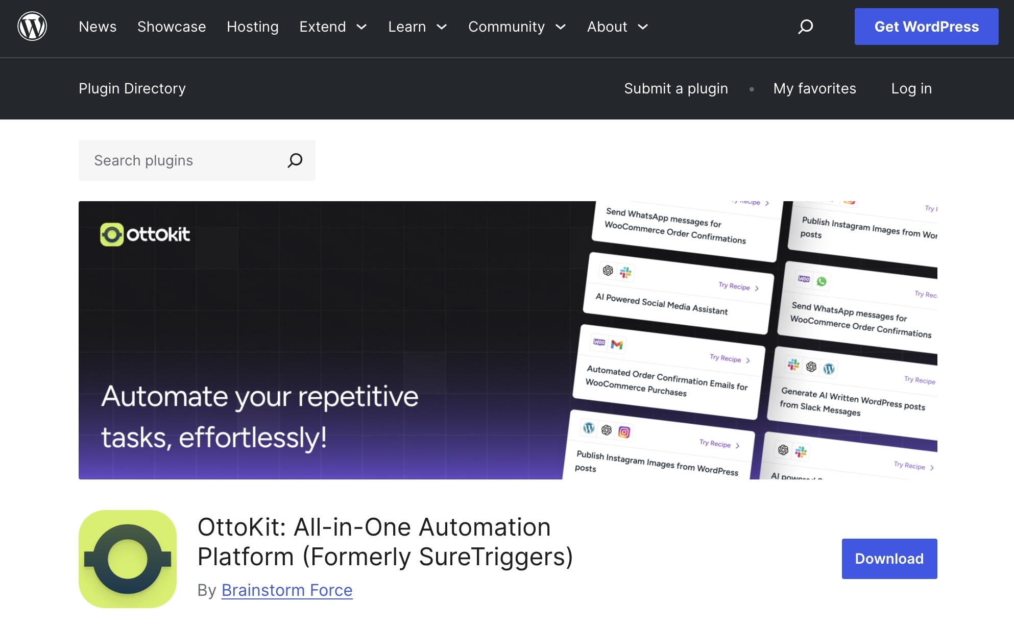 OttoKit (formerly SureTriggers)