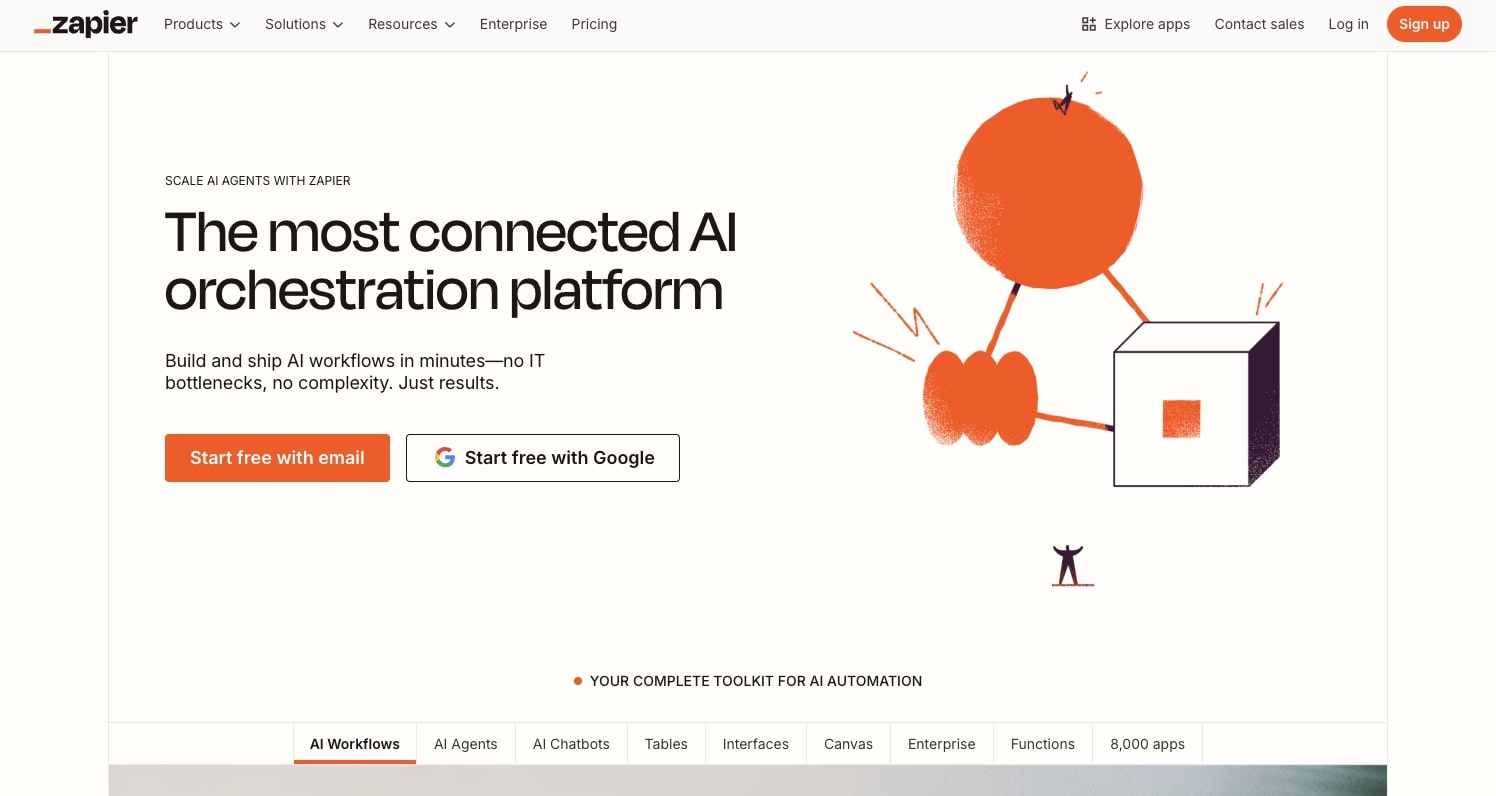 Zapier automation platform