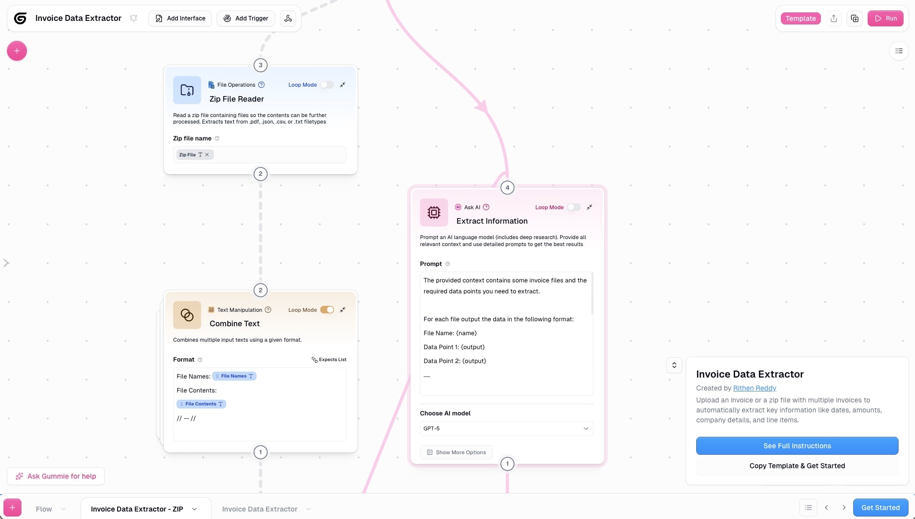 Invoice processing automation