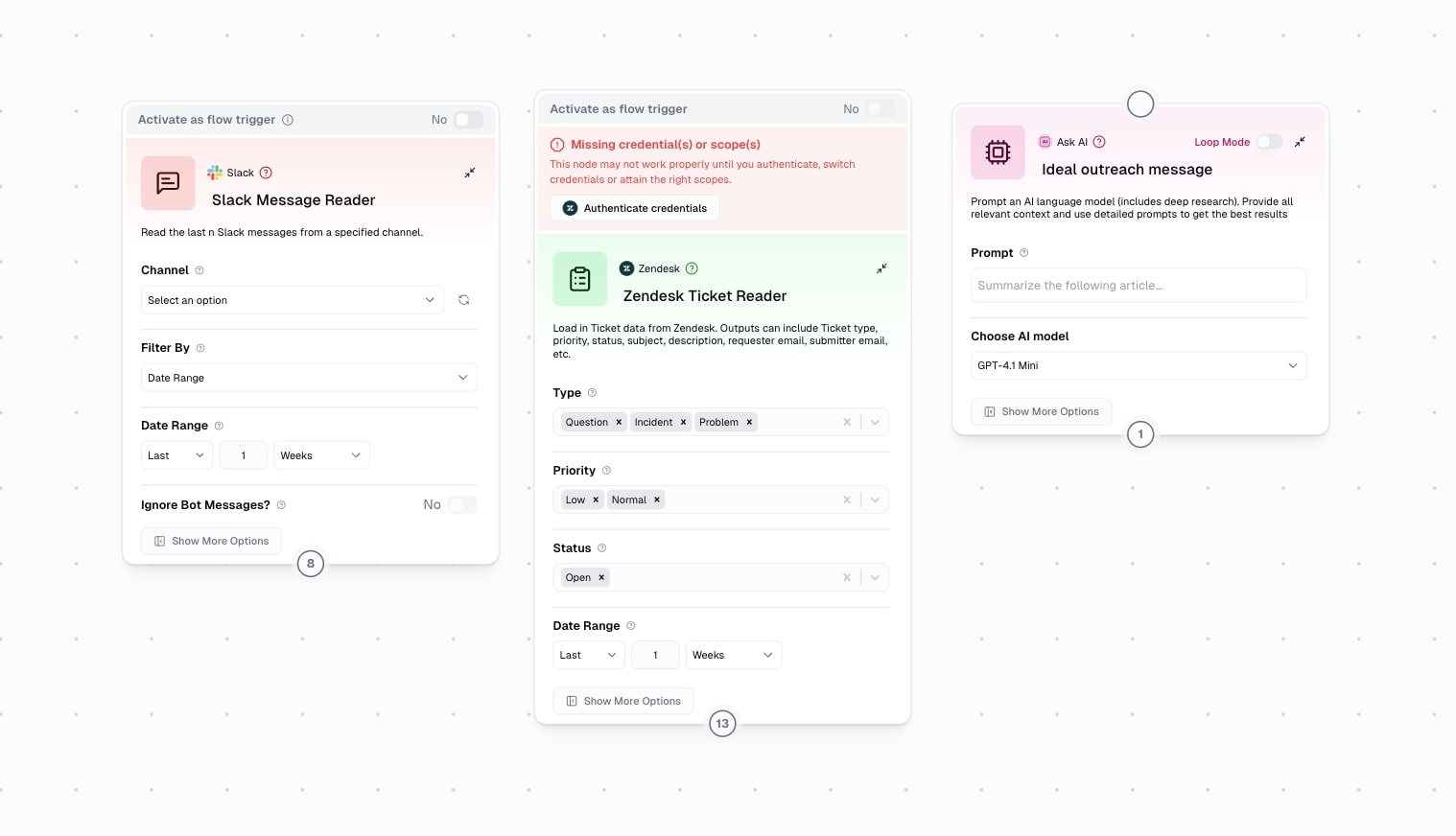 Customer health alert agent