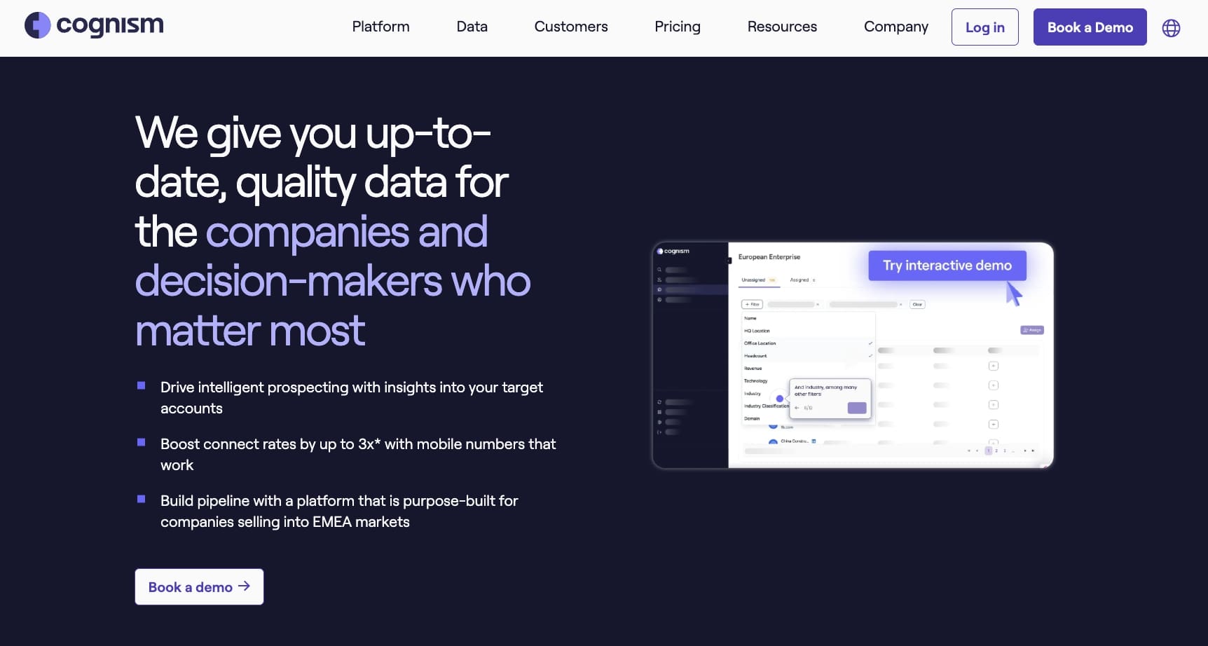 Cognism GTM platform