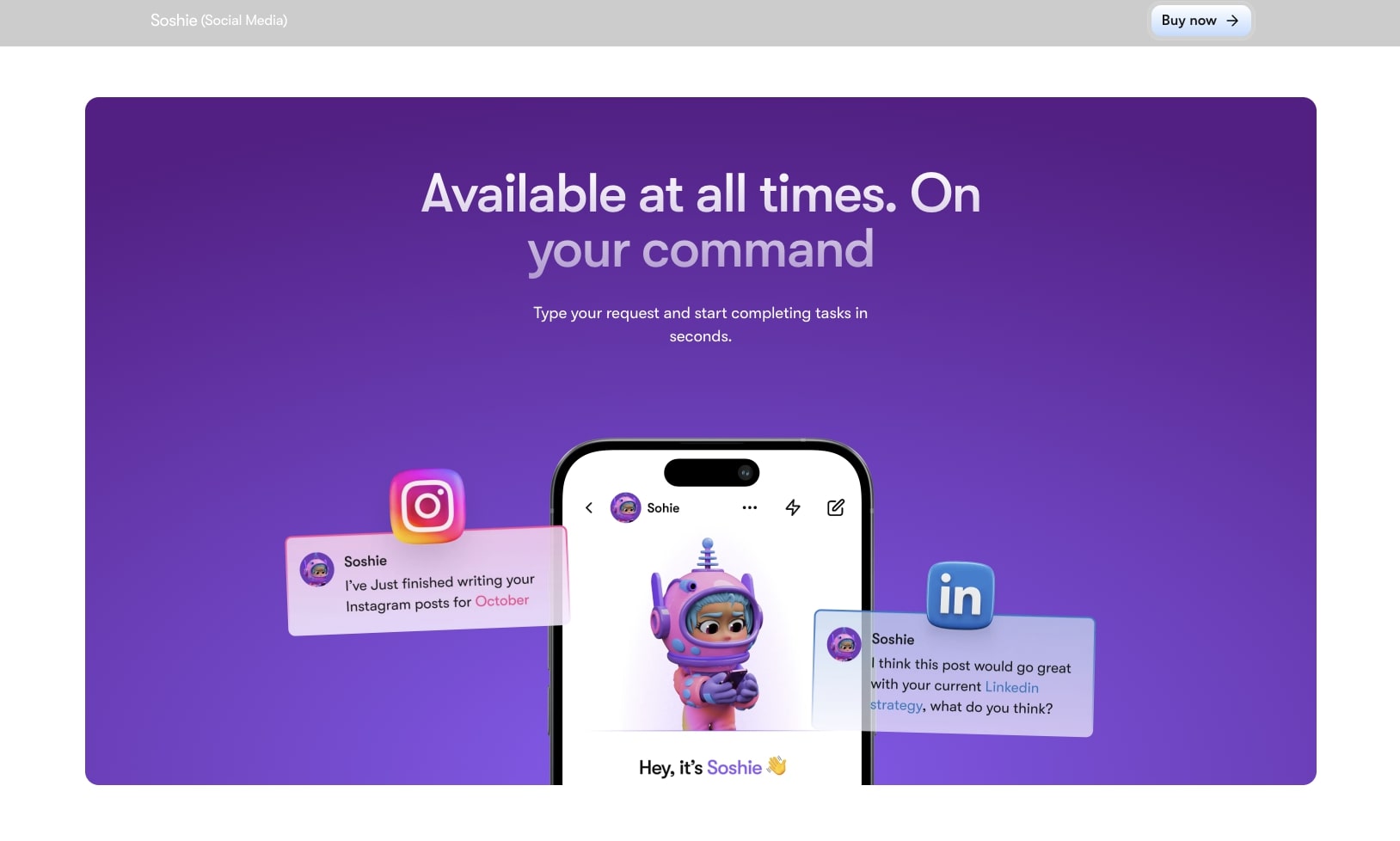 Sintra AI social media character