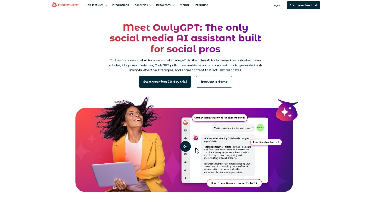 Hootsuite AI automation