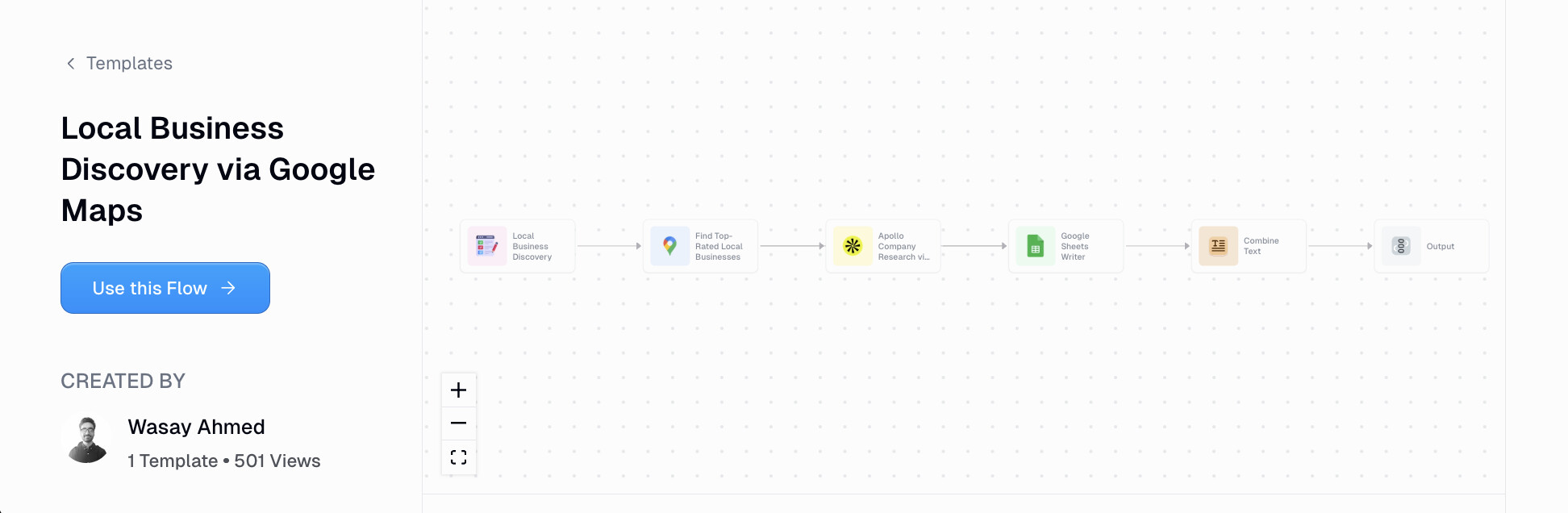 Local business discovery via Google Maps